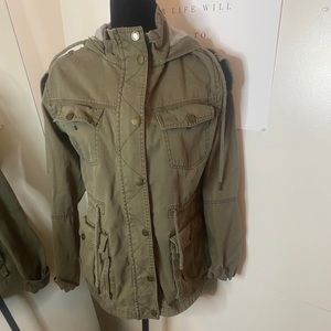 Green army jacket